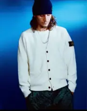 SUP x STONE ISLAND 23FW 至尊 石頭島 聯名 羊毛混紡 針織衫毛衣外套開衫：圖片 7