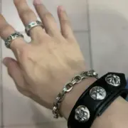 【現貨】Chrome Hearts Paper Chain Bracelet 字母繩索手鍊手環 白銅/925純銀 克羅心：圖片 5