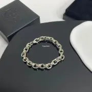 【現貨】Chrome Hearts Paper Chain Bracelet 字母繩索手鍊手環 白銅/925純銀 克羅心：圖片 6