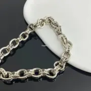 【現貨】Chrome Hearts Paper Chain Bracelet 字母繩索手鍊手環 白銅/925純銀 克羅心：圖片 9