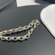 【現貨】Chrome Hearts Paper Chain Bracelet 字母繩索手鍊手環 白銅/925純銀 克羅心：圖片 11