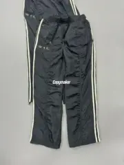 【預售】THUG CLUB x AD originals 25FW 聯名 鍍銀logo 金屬尼龍皺摺 長褲休閒褲運動褲：圖片 9