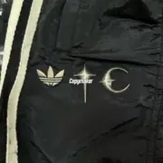 【預售】THUG CLUB x AD originals 25FW 聯名 鍍銀logo 金屬尼龍皺摺 長褲休閒褲運動褲：圖片 10