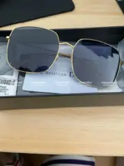 【現貨】【過驗】D1OR 19SS 方形太陽眼鏡 墨鏡 金框藍色鏡片 鏡框 CD 周揚青同款：圖片 10