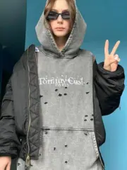 Maison Margiela Tommy Cash 馬吉拉 聯名做舊水洗破壞 帽T連帽衛衣 mm6：圖片 4