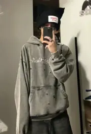 Maison Margiela Tommy Cash 馬吉拉 聯名做舊水洗破壞 帽T連帽衛衣 mm6：圖片 8