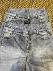 【預售】Acne Studios 25SS 仲夏系列 雙腰雙褲頭 水洗黑灰 直筒牛仔褲長褲工裝褲：圖片 8