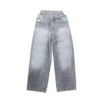 【預售】Acne Studios 25SS 仲夏系列 雙腰雙褲頭 水洗黑灰 直筒牛仔褲長褲工裝褲