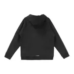 【現貨】Chrome Hearts 經典款 三十字架皮標 後背梵文金屬銘牌 拉鍊衛衣夾克連帽外套 黑色