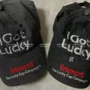 VETEMENTS 23SS I Got Lucky Cap 水洗刺繡 棒球帽 老帽 帽子：圖片 4