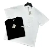 【現貨】LOWE 25SS 口袋刺繡 經典幾何logo 短袖T恤 黑色/白色：圖片 9