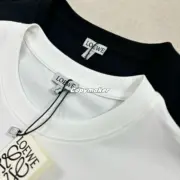 【現貨】LOWE 25SS 口袋刺繡 經典幾何logo 短袖T恤 黑色/白色：圖片 12