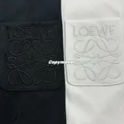 【現貨】LOWE 25SS 口袋刺繡 經典幾何logo 短袖T恤 黑色/白色：圖片 15
