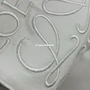 【現貨】LOWE 25SS 口袋刺繡 經典幾何logo 短袖T恤 黑色/白色：圖片 17