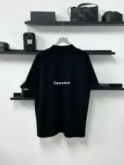 巴黎 BLC 24SS 3B STENCIL 水洗塗鴉做舊褪色 3B 短袖T恤 廓形 黑色：圖片 15