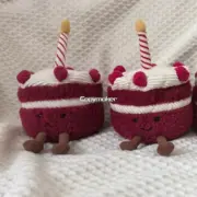 【現貨】【過驗】Jellycat 紅絲絨蛋糕 Amuseables Cheri Cake 情人節限定 玩偶娃娃生日禮物：圖片 9