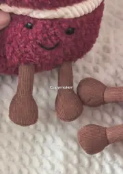 【現貨】【過驗】Jellycat 紅絲絨蛋糕 Amuseables Cheri Cake 情人節限定 玩偶娃娃生日禮物：圖片 12