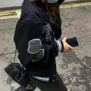 【預售】【福利回饋】CDG x Stussy Varsity Jacket 聯名 徽章刺繡背後印花 羊毛棒球外套夾克：圖片 5