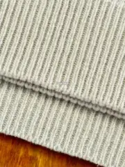 【現貨】STONE ISLAND 25FW 素色簡約 羊毛混紡 毛衣衛衣大學T長袖 石頭島 黑/白：圖片 8