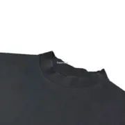 巴黎 BLC 24SS 秀場膠囊限定款 水洗做舊字母 雙面印花 短袖T恤 灰藍：圖片 8