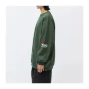 WTAPS 23AW AII 01 SWEATER PROTECT 刺繡字母 長袖圓領衛衣 大學T：圖片 4