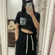 LOWE 22FW Anagram T-shirt 經典刺繡幾何渲染 印花假口袋 短袖T恤：圖片 9