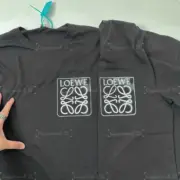 LOWE 22FW Anagram T-shirt 經典刺繡幾何渲染 印花假口袋 短袖T恤：圖片 13