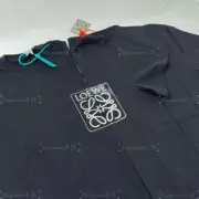 LOWE 22FW Anagram T-shirt 經典刺繡幾何渲染 印花假口袋 短袖T恤：圖片 14