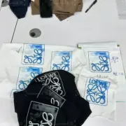 LOWE 22FW Anagram T-shirt 經典刺繡幾何渲染 印花假口袋 短袖T恤：圖片 19