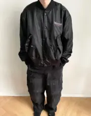 【預售】【福利回饋】巴黎 BLC 23FW 可樂波浪經典logo 彎刀尼龍 飛行夾克外套 廓型 MA-1：圖片 4