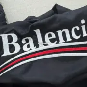 【預售】【福利回饋】巴黎 BLC 23FW 可樂波浪經典logo 彎刀尼龍 飛行夾克外套 廓型 MA-1：圖片 18