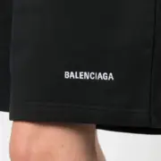 【預售】【福利回饋】巴黎 BLC 22SS 經典款 刺繡logo 酵素水洗棉短褲褲子：圖片 2