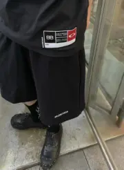 【預售】【福利回饋】巴黎 BLC 22SS 經典款 刺繡logo 酵素水洗棉短褲褲子：圖片 4