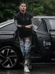 【現貨】Chrome Hearts 25SS 刺繡梵文字母 鍍銀寶劍匕首半拉鏈衛衣大學T CH 克羅心：圖片 2