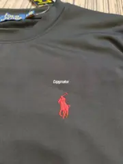 【預售】【福利回饋】Polo Ra1ph Lauren 小馬刺繡 簡約素色 長袖T恤 彈性面料 黑色：圖片 5