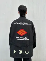 巴黎 BLC 22SS GAMER 刺繡Logo 賽車服 衝鋒衣 外套 夾克：圖片 7