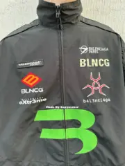 巴黎 BLC 22SS GAMER 刺繡Logo 賽車服 衝鋒衣 外套 夾克：圖片 10