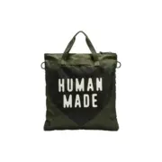 【預售】Human Made 24SS Helmet Bag 愛心字母 托特包單肩包側背包尼龍包 軍綠