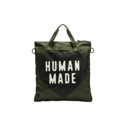 【預售】Human Made 24SS Helmet Bag 愛心字母 托特包單肩包側背包尼龍包 軍綠