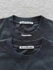 【現貨】Acne Studios 22FW 經典小logo 印花字母 素色簡約 圓領純棉長袖T恤：圖片 9