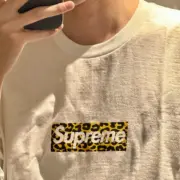 Sup 24SS 上海開業限定 box logo boxlogo bogo  圓領短袖T恤 豹紋：圖片 4