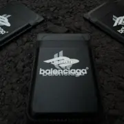 巴黎 BLC 24SS Cash Magnet 幻影 磁吸 LOGO 小牛皮 卡套卡夾卡包：圖片 7