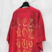 巴黎 BLC 23FW Heavy Metal T-shirt 梵文泥染做舊 短袖T恤：圖片 21