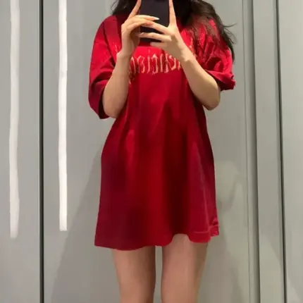 巴黎 BLC 23FW Heavy Metal T-shirt 梵文泥染做舊 短袖T恤