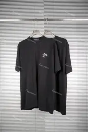 1V 22FW 素色 刺繡小Logo字母別針 短袖 T恤 毛衣短袖 針織短袖：圖片 3