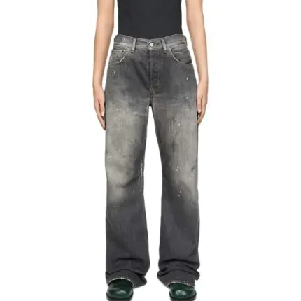 【預售】Acne Studios 24FW 經典直筒寬鬆版型 水洗漸層黑灰 2021M 直筒牛仔褲寬版工裝褲
