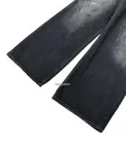 【預售】Acne Studios 24FW 經典直筒寬鬆版型 水洗漸層黑灰 2021M 直筒牛仔褲寬版工裝褲：圖片 5