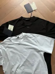 【原廠面料】PRA 24SS 素色簡約 絲光棉抗皺 小logo字母 短袖T恤 二色：圖片 6