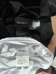 【原廠面料】PRA 24SS 素色簡約 絲光棉抗皺 小logo字母 短袖T恤 二色：圖片 11