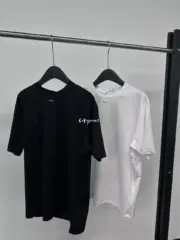 【原廠面料】PRA 24SS 素色簡約 絲光棉抗皺 小logo字母 短袖T恤 二色：圖片 12